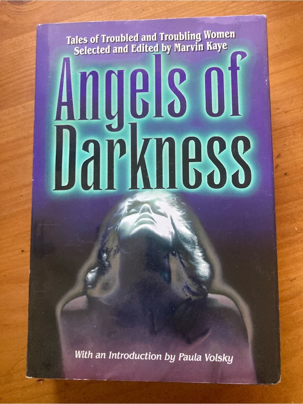 Angels of Darkness Hard Cover Book - Purple & Teal Cover